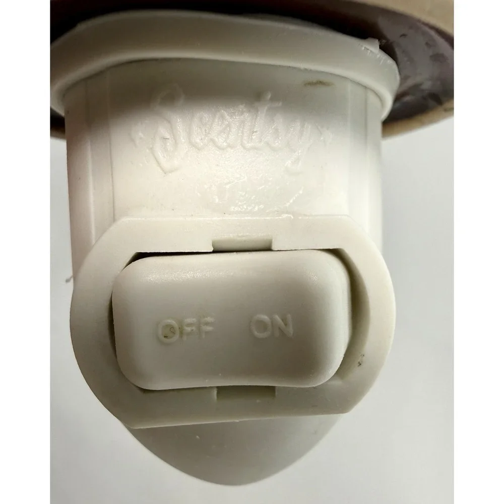 Scentsy Wax Warmer Roma Brown Ceramic‎ Plug In Retired Home Décor EUC